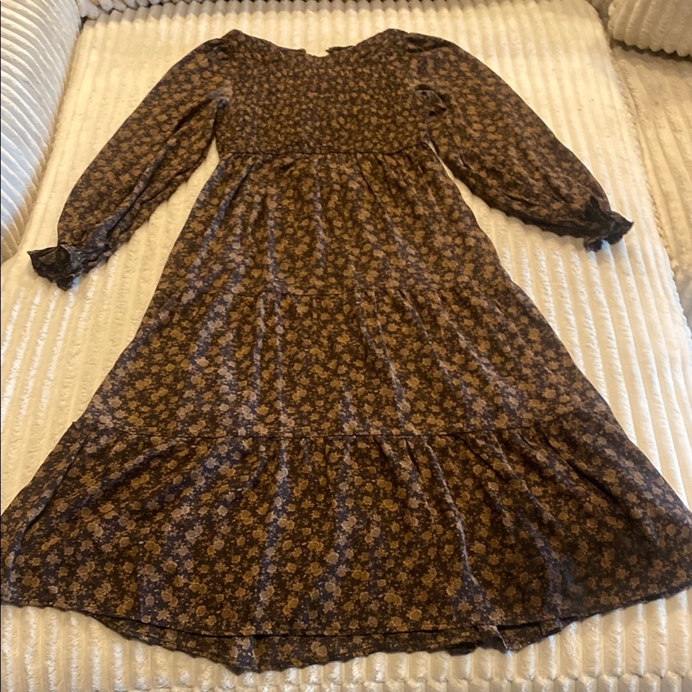 Floral Long Sleeve Dress